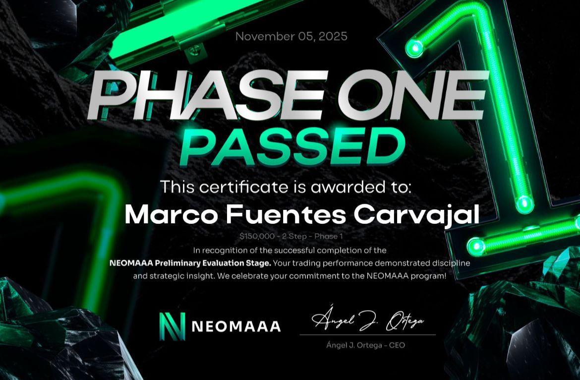 Certificado de Marco Fuentes Carvajal