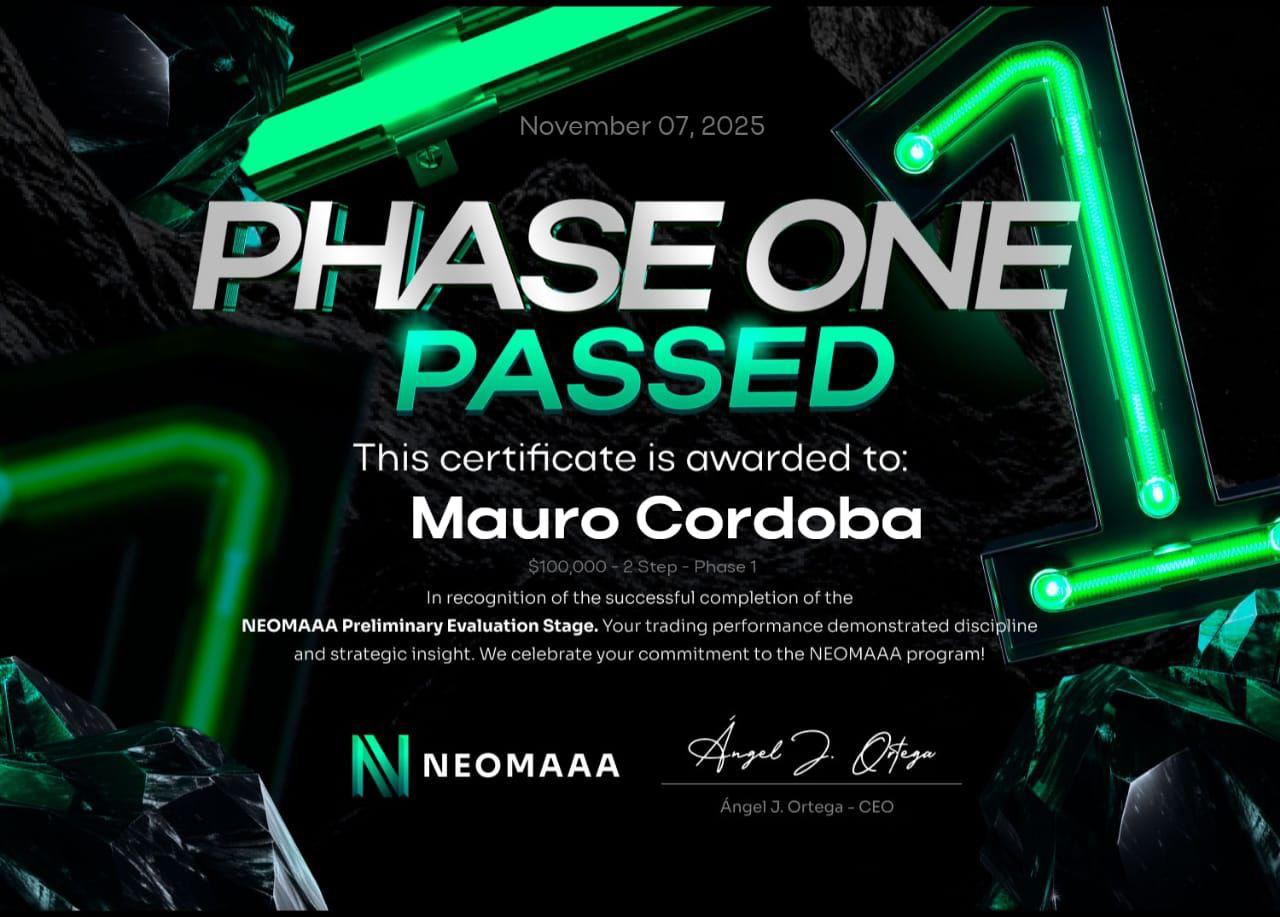Certificado de Mauro Cordoba